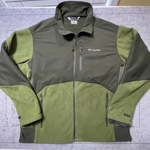 Columbia Other - Columbia Interchange Fleece Jacket Men's XXL Green Zip Up Outdoor